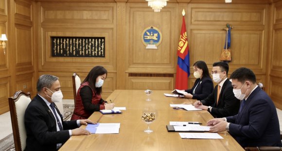 Ерөнхий сайд НҮБ-ын монгол дахь суурин төлөөлөгчийг хүлээн авч уулзлаа