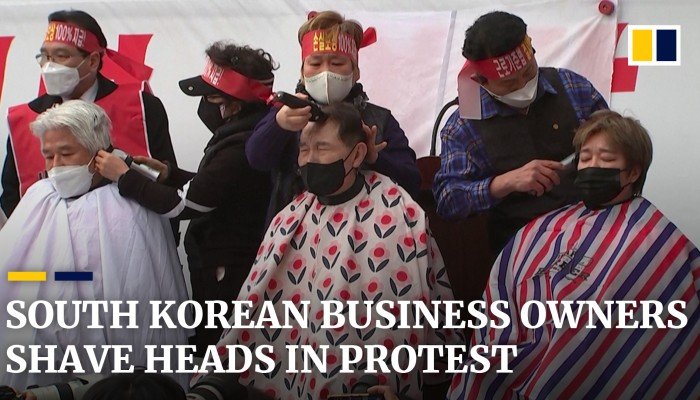 Өмнөд Солонгосын бизнес эрхлэгчид үсээ хусуулав