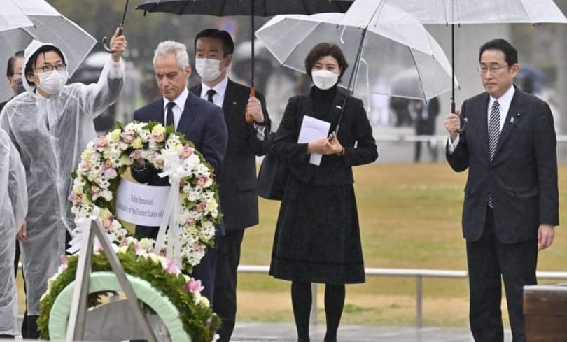 "Их 7" бүлэг Хирошимагийн хохирогчидтой уулзана