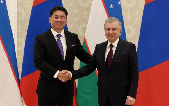 Ерөнхийлөгч Бүгд Найрамдах Узбекистан Улсын Ерөнхийлөгч Ш.Мирзиёев-тэй уулзав