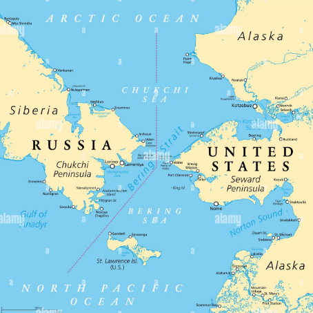 Оросын дүрвэгчид Берингийн хоолойг гаталж Аляскад хүрчээ