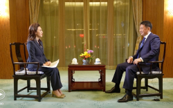 Ерөнхийлөгч У.Хүрэлсүх Хятадын телевизэд ярилцлага өгчээ