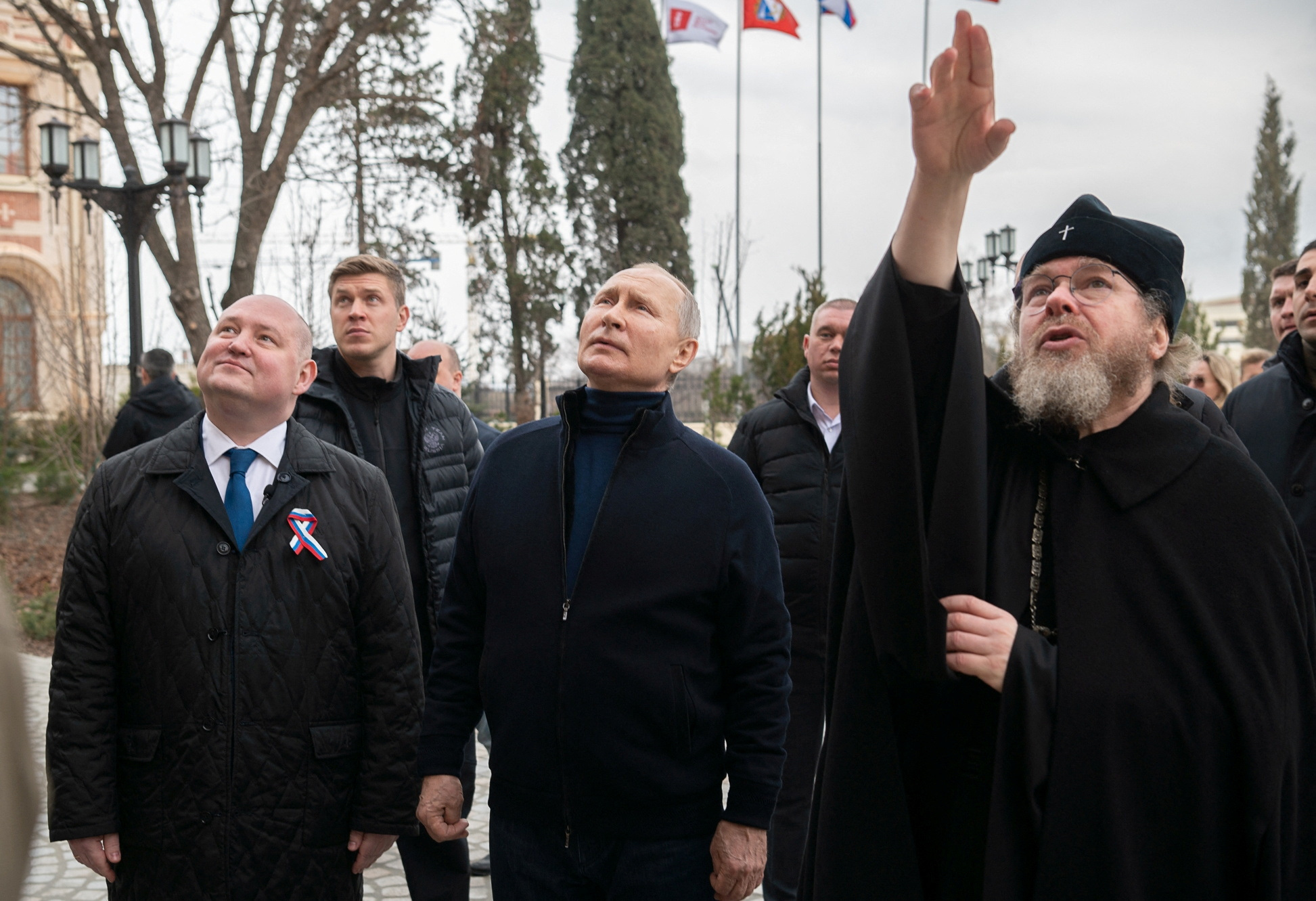 Russian President Vladimir Putin visits Sevastopol