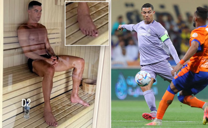 Яагаад Роналдо хөлний хумсаа будсан бэ?