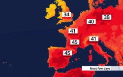 Европ даяар хэт халуун “шатаж” байна