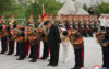 North Korean leader Kim Jong Un visits to the tomb of the veterans of the Fatherland Liberation War, in Pyongyang