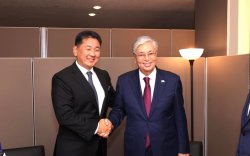У.Хүрэлсүх Бүгд Найрамдах Казахстан Улсын Ерөнхийлөгчтэй уулзав