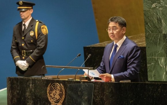 Ерөнхийлөгч У.Хүрэлсүх НҮБ-ын Ерөнхий Ассамблейн чуулганы Ерөнхий санал шүүмжлэлд үг хэлэв