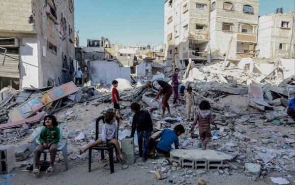 НҮБ: Газын зурвас хүүхдийн оршуулгын газар боллоо