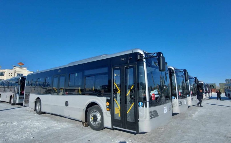 Фото: Шинэ автобуснуудын эхний ээлж Эрээн хотод иржээ