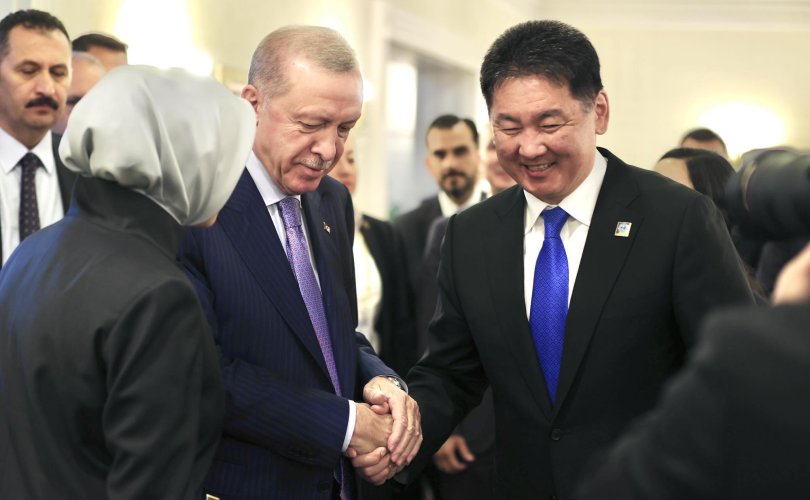 Монгол Улсын Ерөнхийлөгч У.Хүрэлсүх Туркийн ерөнхийлөгчтэй уулзлаа