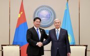 Монгол Улсын Ерөнхийлөгч У.Хүрэлсүх Казахстаны ерөнхийлөгчтэй уулзав