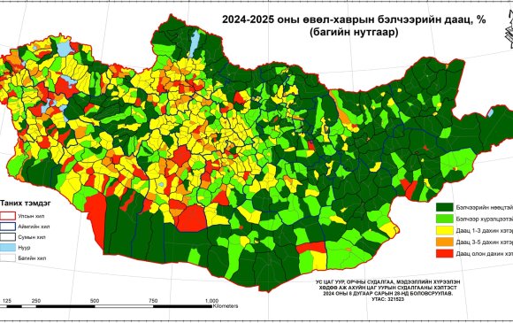 Нийт нутгийн 21 хувьд бэлчээрийн даац гурав дахин хэтэрсэн