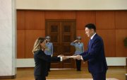 Туркийн Элчин сайд Итгэмжлэх жуух бичгээ өргөн барилаа