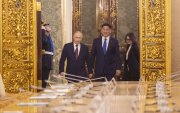 Монгол Улсын Ерөнхийлөгч У.Хүрэлсүх, ОХУ-ын Ерөнхийлөгч В.В.Путин нар албан ёсны уулзалт хийлээ