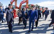 Гашуусухайт-Ганцмод төмөр замын боомтын хил холболтын бүтээн байгуулалтын нээлт болов