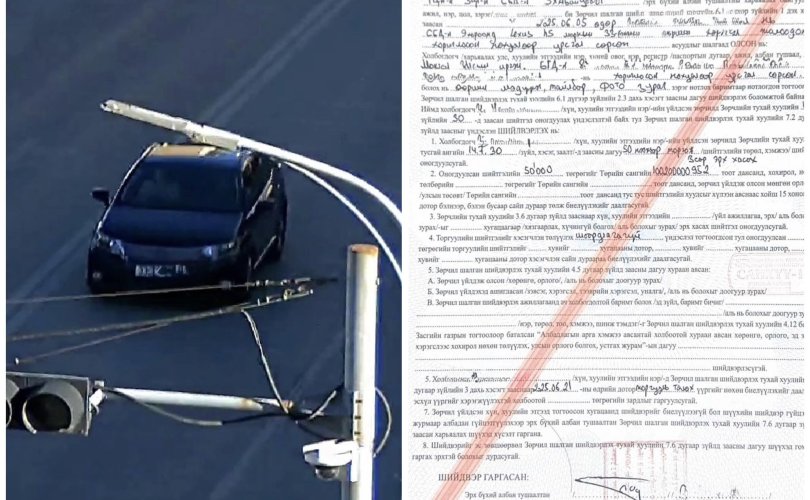 Урсгал сөрсөн жолоочийг 50 нэгжээр торгож, эрхийг нь хасчээ