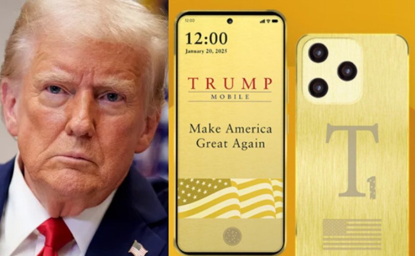 Трамп “T1” ухаалаг утсаа танилцуулж байна