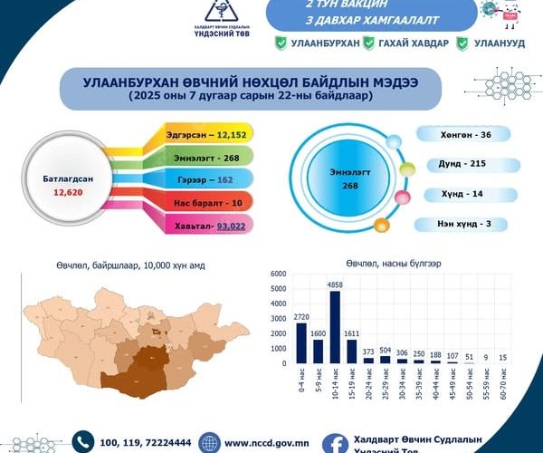 ХӨСҮТ: Улаанбурхан өвчний нас баралт 10 болов