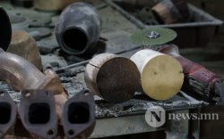 Машины нүүрсэн яндан дээр нь арлын дугаарыг цифрлэнэ