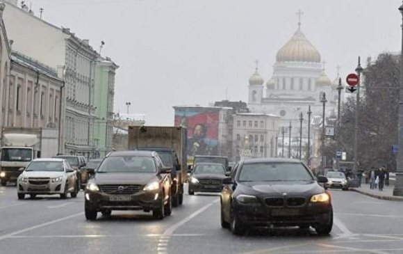 Москва хотын замын хөдөлгөөний урсгал сайжирчээ