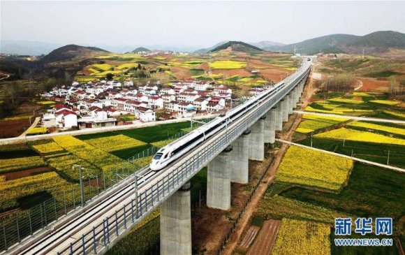 Хятадын өндөр хурдны төмөр замын урт 25000 км-ыг давжээ