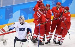 Пёнчан-2018: Оросын хоккейчид АНУ-ын багийг 4:0-ээр яллаа