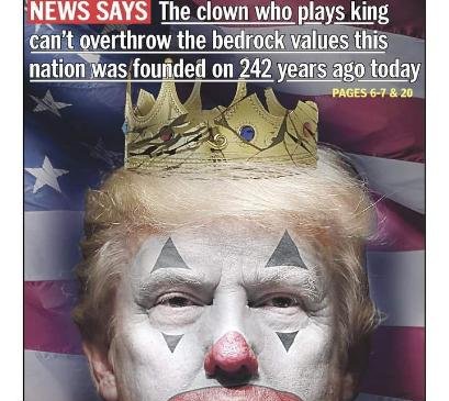 “New York Daily News” сонин Трампыг ‘Алиалагч хаан’ гэж өргөмжиллөө
