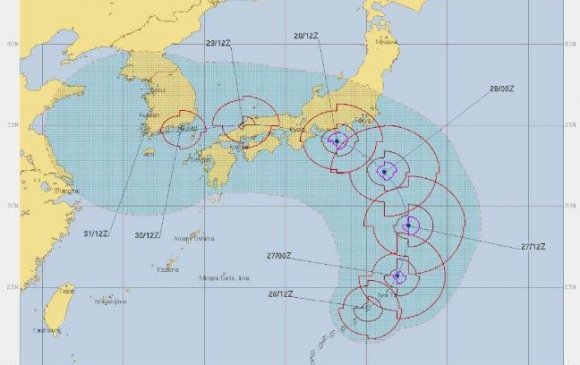 Жонгдари хуй салхи Японыг чиглэж байна